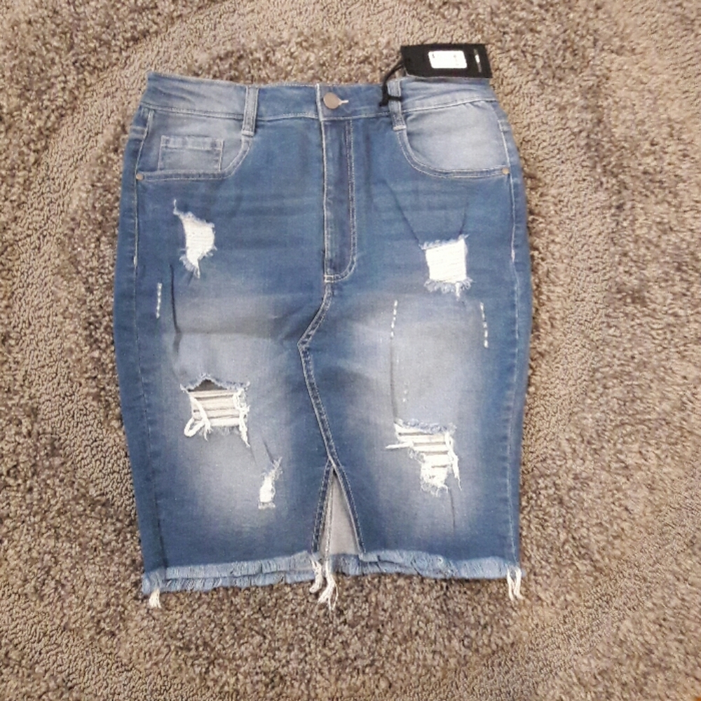 Fashion Nova Denim Skirt
